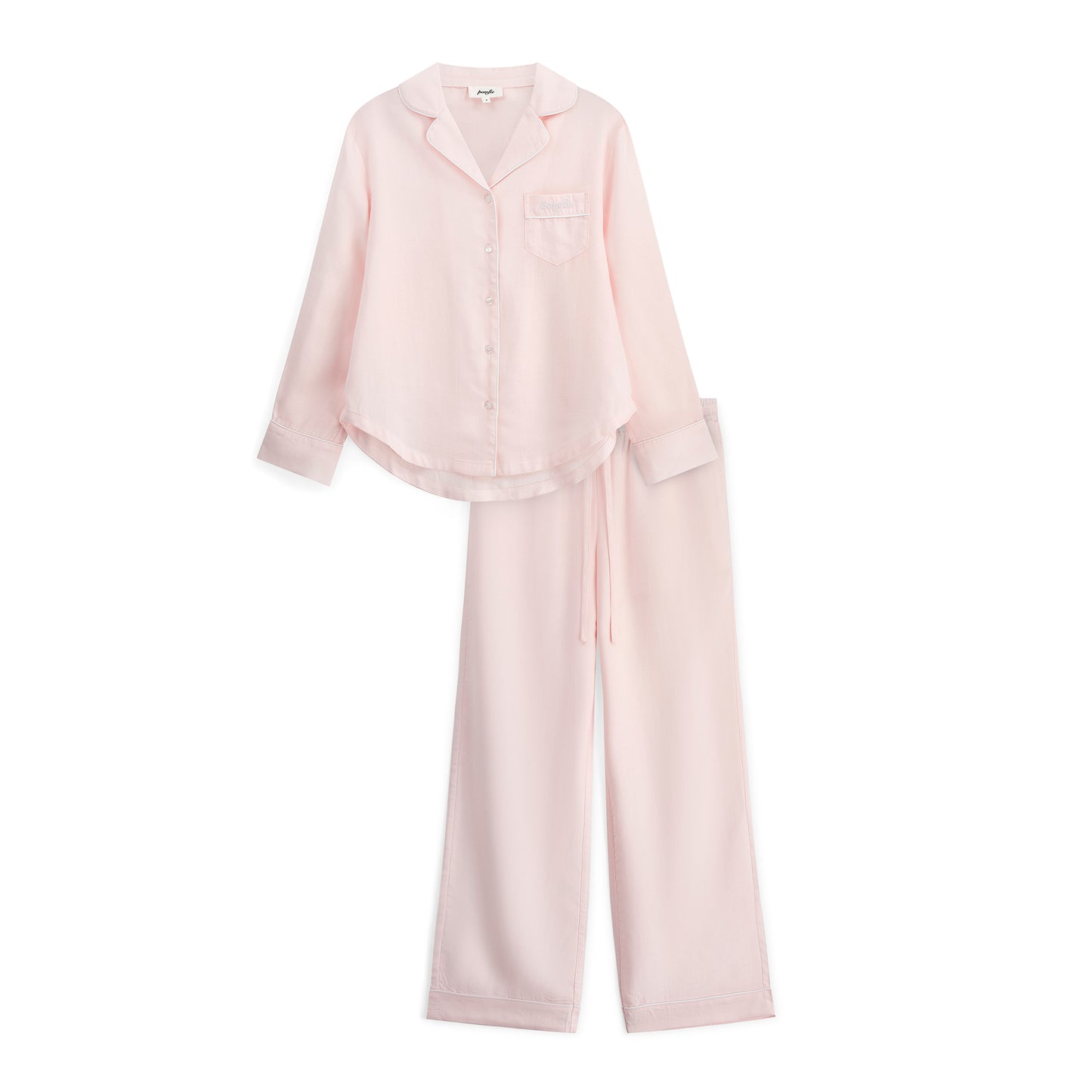 Baby Pink Pyjama Set made of 100% Tencel.